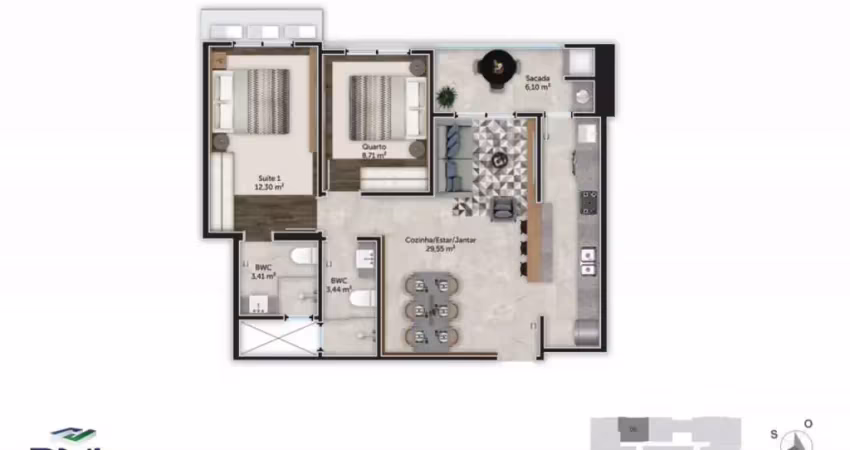 Apartamento com 2 quartos à venda na Rua João de Deus Machado, 308, Trindade, Florianópolis