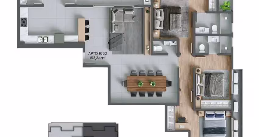 Apartamento com 3 quartos à venda na Rua Allan Kardec, 120, Agronômica, Florianópolis