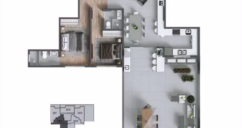 Apartamento com 2 quartos à venda na Rua Allan Kardec, 120, Agronômica, Florianópolis