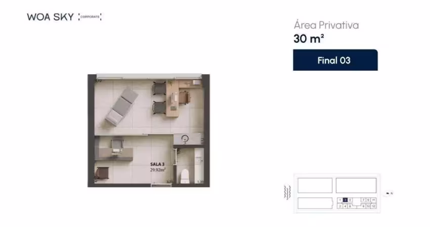 Sala comercial à venda na Rua Elizeu Di Bernardi, 185, Campinas, São José