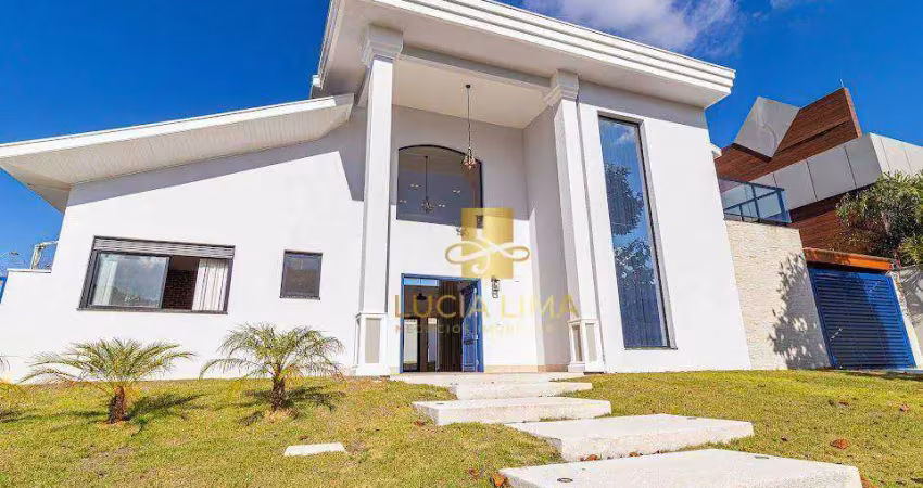 Sobrado ESPETACULAR de CINEMA,  com 4 dormitórios à venda, 337 m² por R$ 2.800.000 - Condomínio Residencial Monte Carlo - São José dos Campos/SP