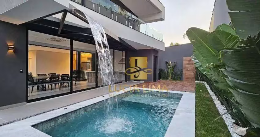 Sobrado vista panorâmica,  com 4 suítes à venda, 430 m² por r$ 4.350.000 - condomínio residencial alphaville i - são josé dos campos/sp