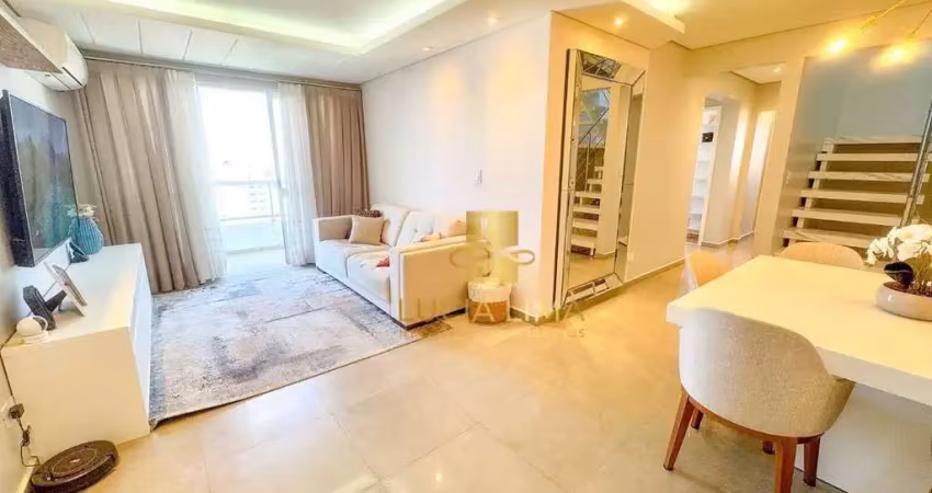Cobertura luxuosa vista exclusiva,  com 3 dormitórios à venda, 218 m² por r$ 1.780.000 - floradas de são josé - são josé dos campos/sp