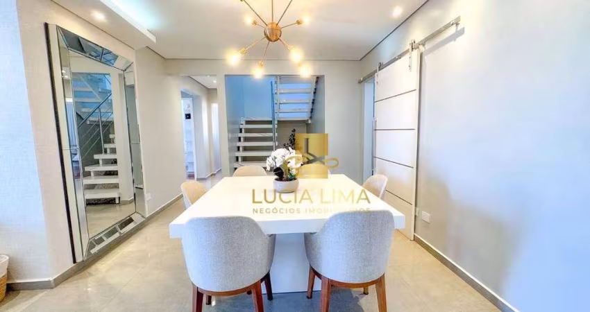 Cobertura dos SONHOS, com ESPAÇO GOURMET,  3 dormitórios à venda, 218 m² por R$ 1.780.000 - Floradas de São José - São José dos Campos/SP
