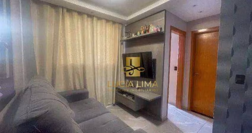 Apartamento INCRÍVEL, com 2 dormitórios à venda, 49 m² por R$ 375.000 - Jardim das Indústrias - São José dos Campos/SP
