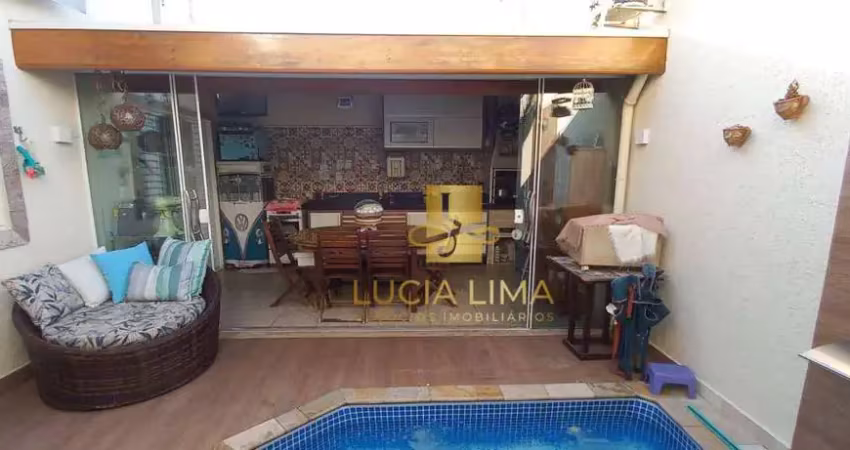 Casa com piscina, 3 dormitórios à venda, 112 m² por r$ 850.000 - villa branca - jacareí/sp