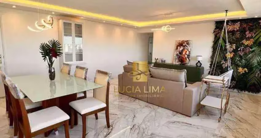 Apartamento LUXUOSO TODO MOBILIADO, com 3 dormitórios à venda, 128 m² por R$ 970.000 - Vila Adyana - São José dos Campos/SP