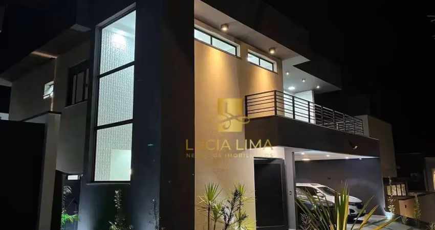 Sobrado de CINEMA, com VISTA INCRÍVEL,  4 dormitórios à venda, 388 m² por R$ 3.200.000 - Condomínio Residencial Monaco - São José dos Campos/SP