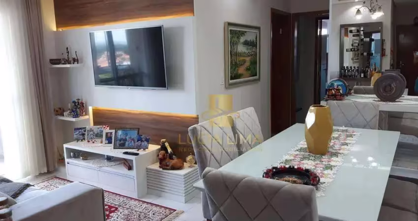Apartamento charmoso todo mobliado venda, com 2 dormitórios, 63 m² por r$690.000,00 - parque industrial - são josé dos campos/sp