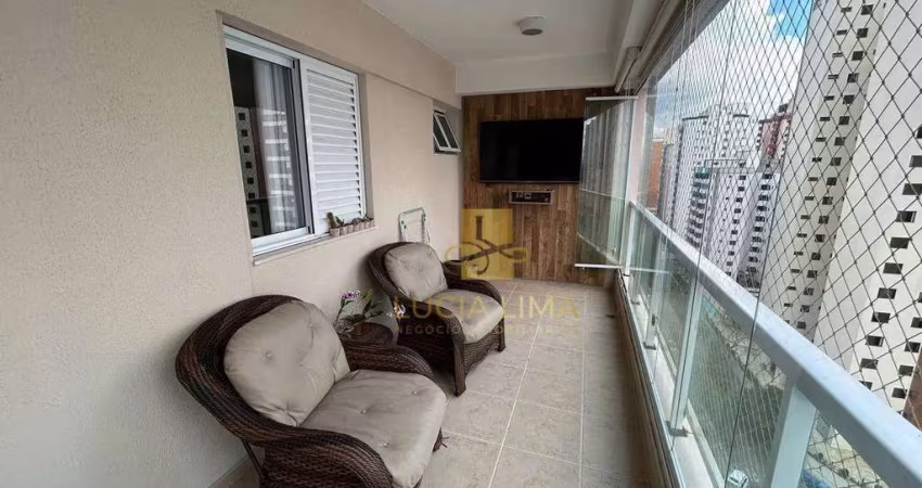 Apartamento LUXUOSO para ALUGAR com VARANDA GOURMET,  3 SUÍTES, 129 m² por R$ 7.350/mês - Jardim Aquarius - São José dos Campos/SP