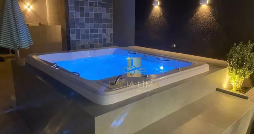 Casa com espaço gourmet e jacuzzi no villa branca, com 3 dormitórios à venda, 160 m² por r$ 970.000 - jacareí/sp