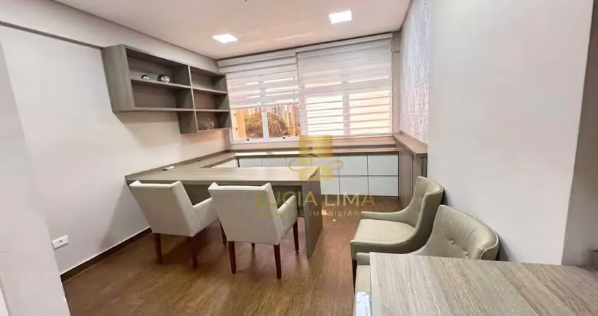 Aluga sala comercial 32m, mobiliada 100%  aquarius, r$1.950.00