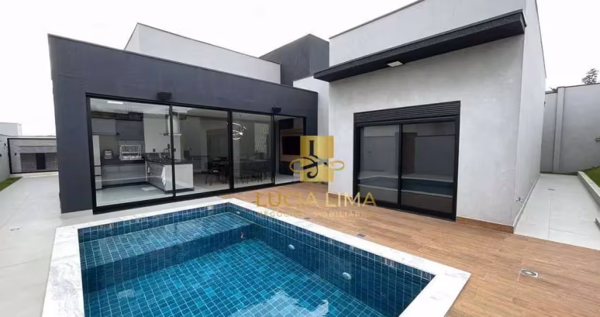 Casa luxuosa com piscina,  4 suítes à venda, 300 m² por r$ 3.200.000 - condomínio residencial colinas do paratehy - são josé dos campos/sp
