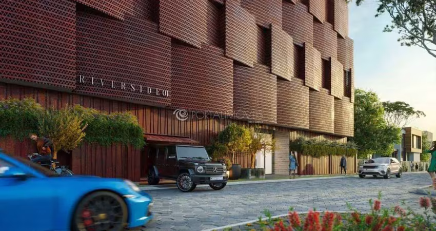 Residencial riverside 01: apartamento na planta de alto padrão com vista deslumbrante