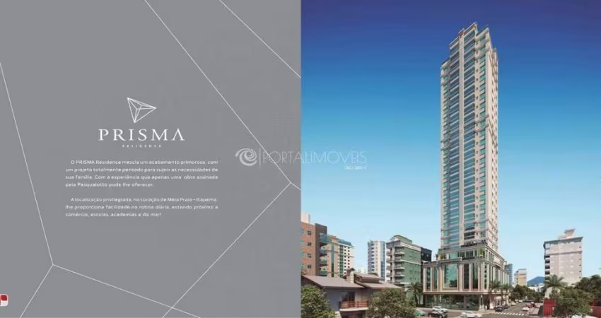 Luxo e conforto no prisma residence – 04 quartos, 03 vagas e lazer completo em meia praia!