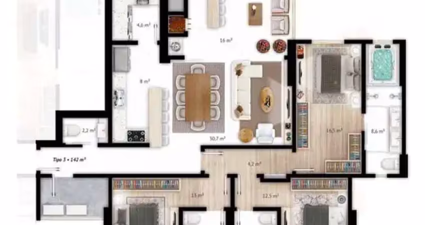 Apartamento com 3 quartos à venda na Rua 115, 79, Centro, Itapema