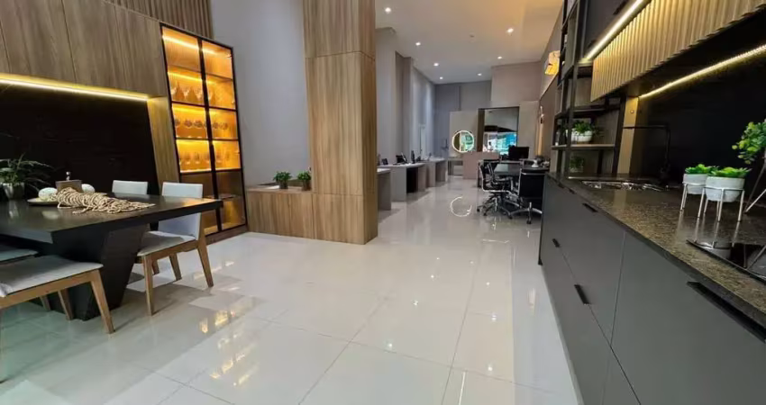 Ampla sala comercial no torre di maré: 127m² privativos e localização privilegiada em meia praia