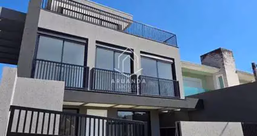 Sobrado triplex de rua- 129m² - abranches - terraço