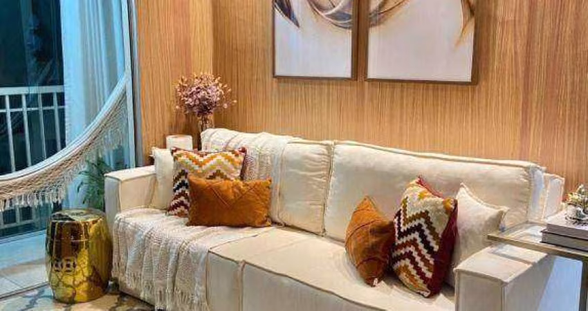 Apartamento com 2 dormitórios à venda, 52 m² por R$ 286.000,00 - Residencial Vila Verde - Cotia/SP