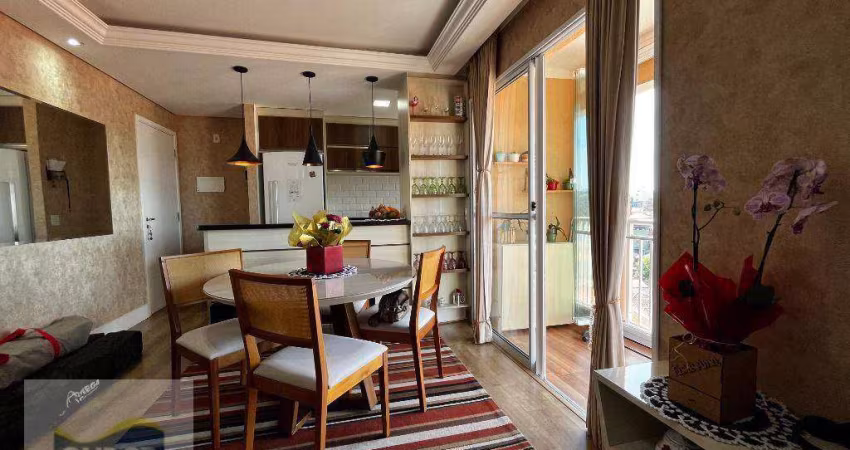 Apartamento com 2 dormitórios à venda, 60 m² por R$ 345.000,00 - Jardim Petrópolis - Cotia/SP