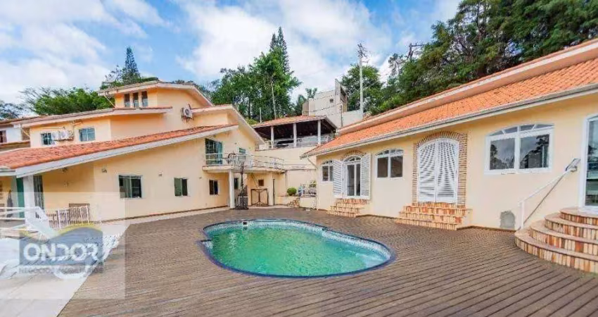 Casa com 3 dormitórios à venda, 390 m² por r$ 2.800.000 - chácara pavoeiro - cotia/sp