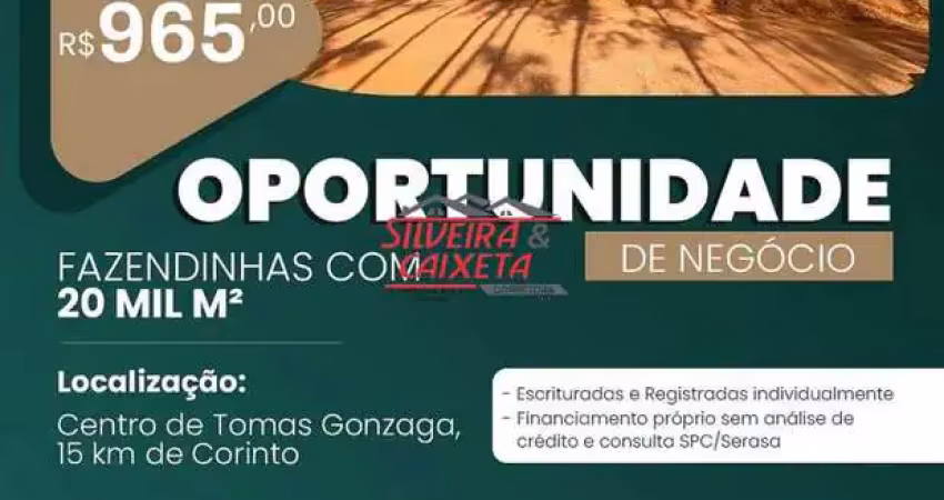 Terreno à venda no Tomás Gonzaga, Curvelo 