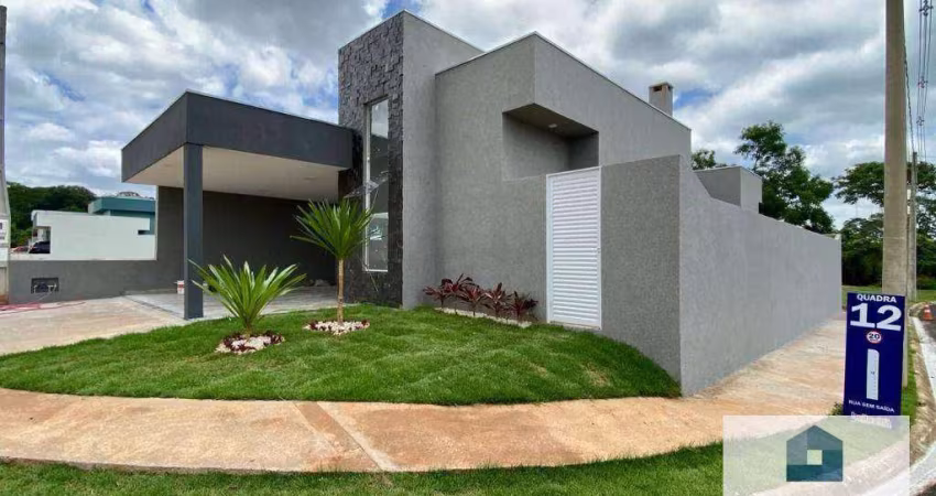 Casa com 3 dormitórios à venda, 141 m² por R$ 600.000,00 - Condomínio Bella Vitta - Bady Bassitt/SP