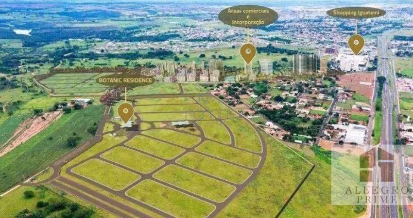 Terreno à venda no  Botânic Residence com 405m² / Próximo ao Iguatemi