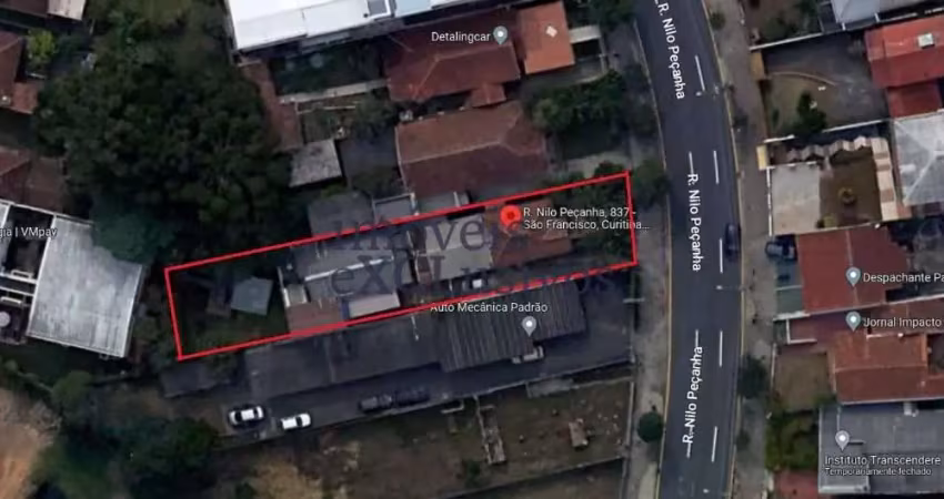 Terreno à venda na Rua Nilo Peçanha, 300, Bom Retiro, Curitiba