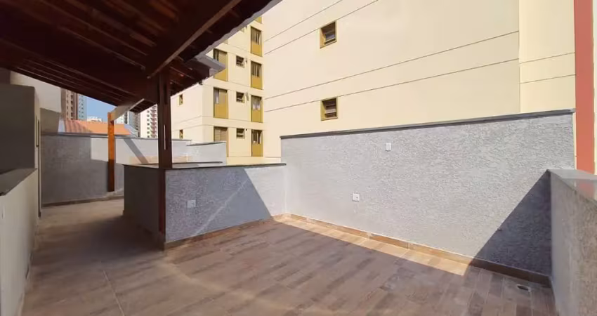 Cobertura para Venda em Santo André, Vila Bastos, 2 dormitórios, 2 suítes, 3 banheiros, 1 vaga