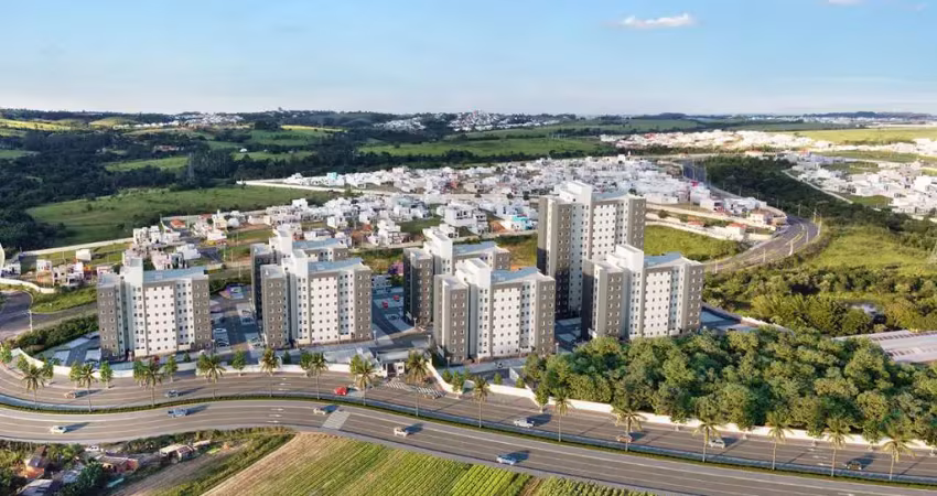 Apartamento tipo para venda em jardim hubert com 2 quartos, 51m²