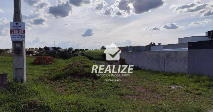 Terreno à venda, 400 m² por R$ 260.000,00 - Altos do Paraíso - Botucatu/SP