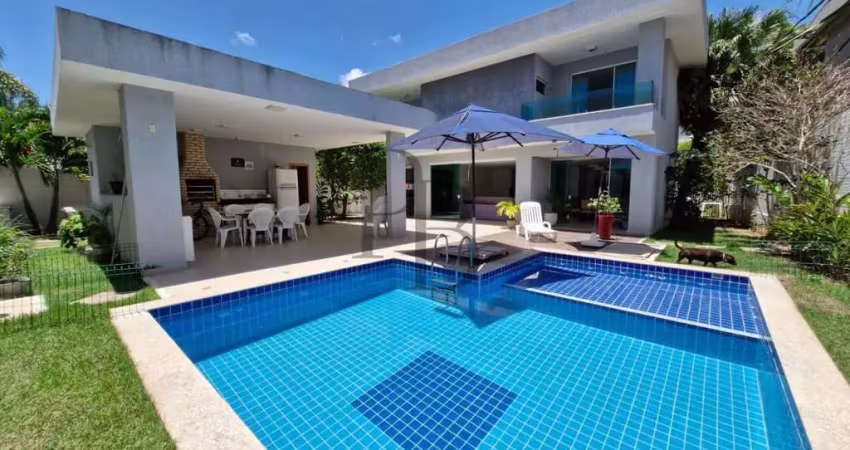 Casa em condomínio para venda em camaçari, alphaville (abrantes), 4 dormitórios, 4 suítes, 6 banheiros, 3 vagas