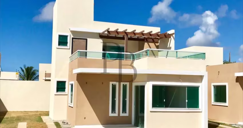 Casa em condomínio para venda em camaçari, catu de abrantes (abrantes), 3 dormitórios, 2 banheiros, 2 vagas