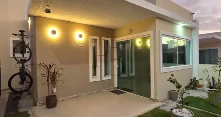 Casa em condomínio para venda em camaçari, busca vida (abrantes), 2 dormitórios, 1 suíte, 3 banheiros, 1 vaga