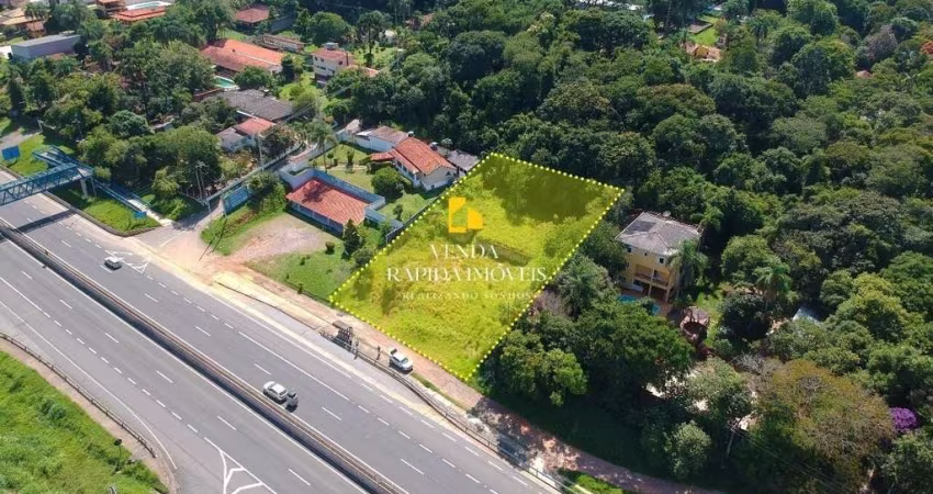 Terreno com 1677mts ,Na rodovia para Itatiba, acesso fácil pela rodovia