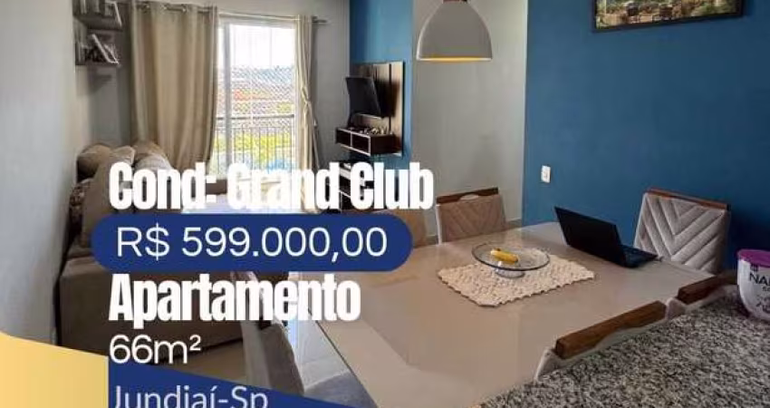 Apartamento Gran Club Esportiva, Jundiaí-SP