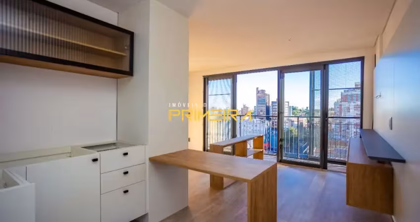 Edifício open soho - apto de alto padrão semi mobiliado ensolarado no bigorrilho