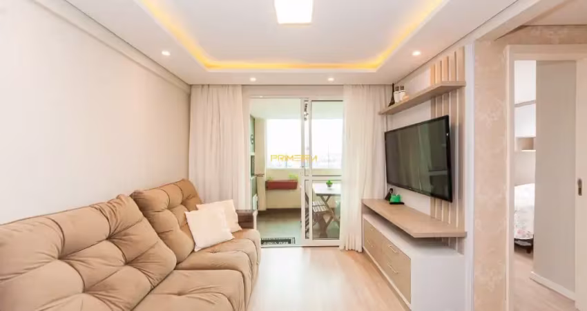 Resid. paris - apto 2 dormitórios, semi mobiliado, com vaga de garagem no bairro novo mundo.