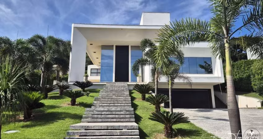 Sobrado no aldeia do vale – 4 suítes plenas, acabamento premium e lazer com borda infinita