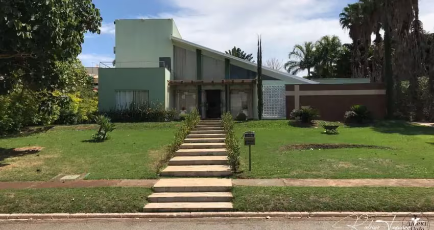 Aldeia do vale – casa térrea com 5 suítes, estúdio musical e lazer completo em goiânia