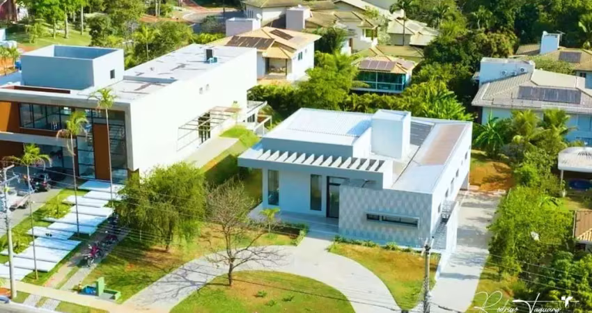 Aldeia do vale – casa térrea moderna 4 suítes com piscina aquecida em goiânia