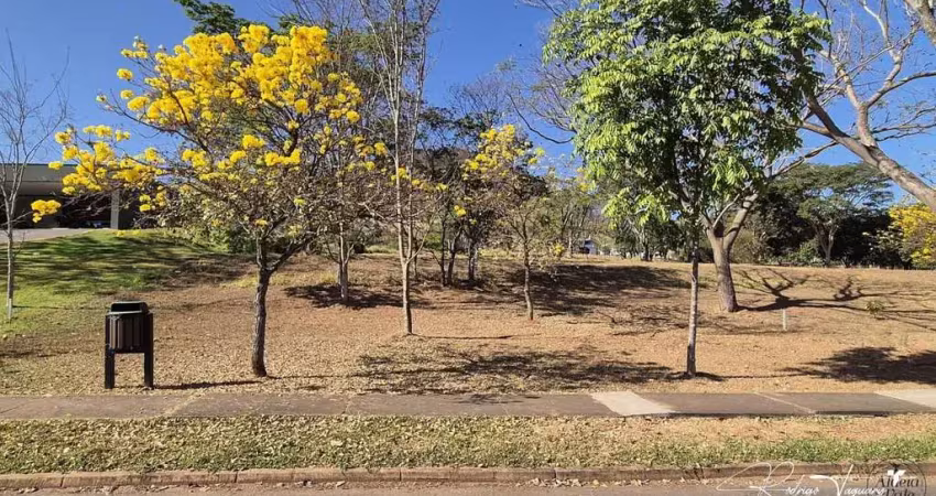 Aldeia do vale – terreno plano acima do nível da rua no centro do condomínio em goiânia