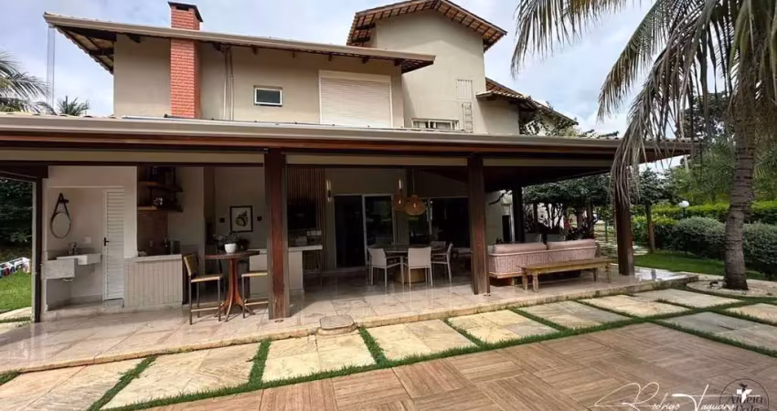 Sobrado no aldeia do vale – 4 suítes, lazer completo e localização central