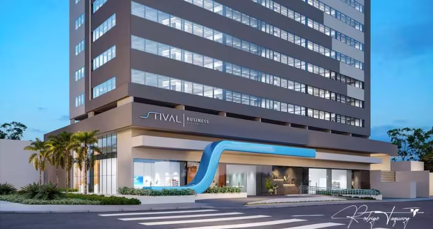 Sala comercial de 35 m² à venda no stival business lourenzzo – aeroviário, goiânia