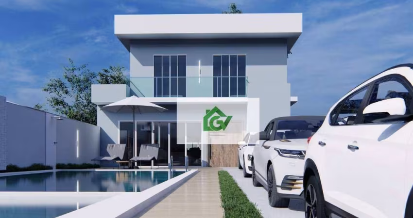 Casa com 3 dormitórios à venda, 250 m² por R$ 1.500.000 - Massaguaçu - Caraguatatuba/SP