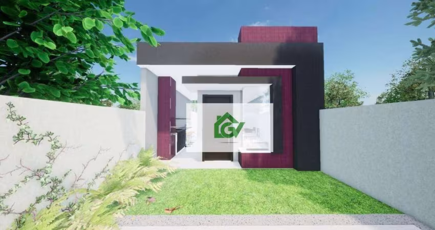 Casa com 2 dormitórios à venda, 65 m² por R$ 350.000,00 - Balneário Recanto Do Sol - Caraguatatuba/SP