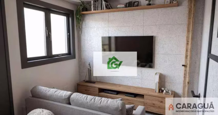 Apartamento com 1 dormitório à venda, 31 m² por r$ 199.900,00 - barranco alto - caraguatatuba/sp