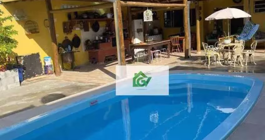 Casa com 1 dormitório, 318 m² - venda por R$ 850.000 ou aluguel por R$ 5.000/mês - Barequeçaba - São Sebastião/SP