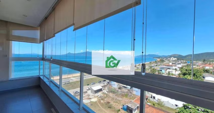 Apartamento vista mar, com 3 dormitórios à venda no Massaguaçu - Caraguatatuba/SP